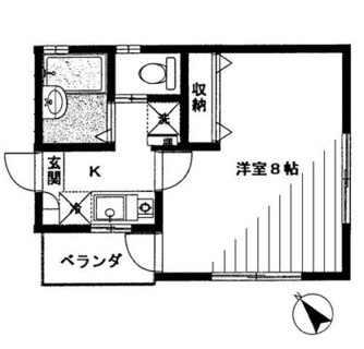 東京都北区赤羽西１丁目 賃貸アパート 1K